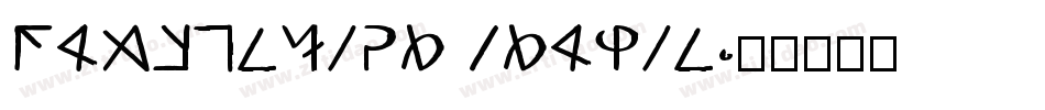 HandScript Italic字体转换